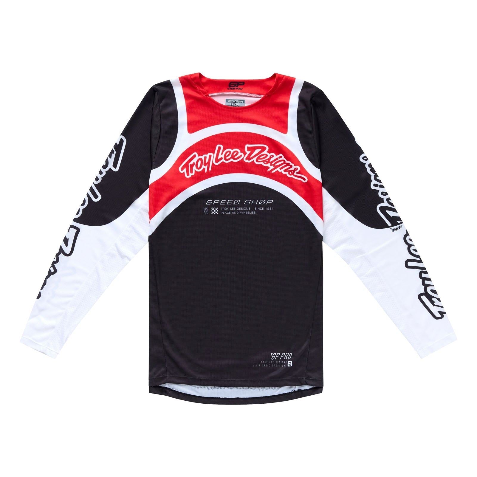 Troy Lee 2026 Motocross Jersey GP Pro Swerve Black Red